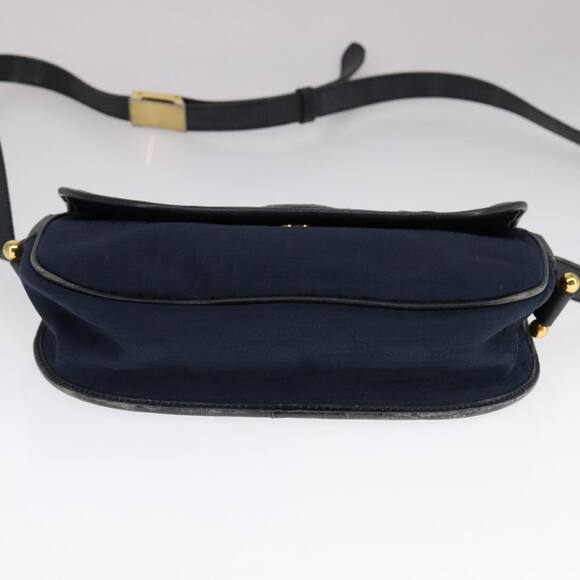 DIOR Trotter Canvas Shoulder Bag Navy - Picture 9 of 12